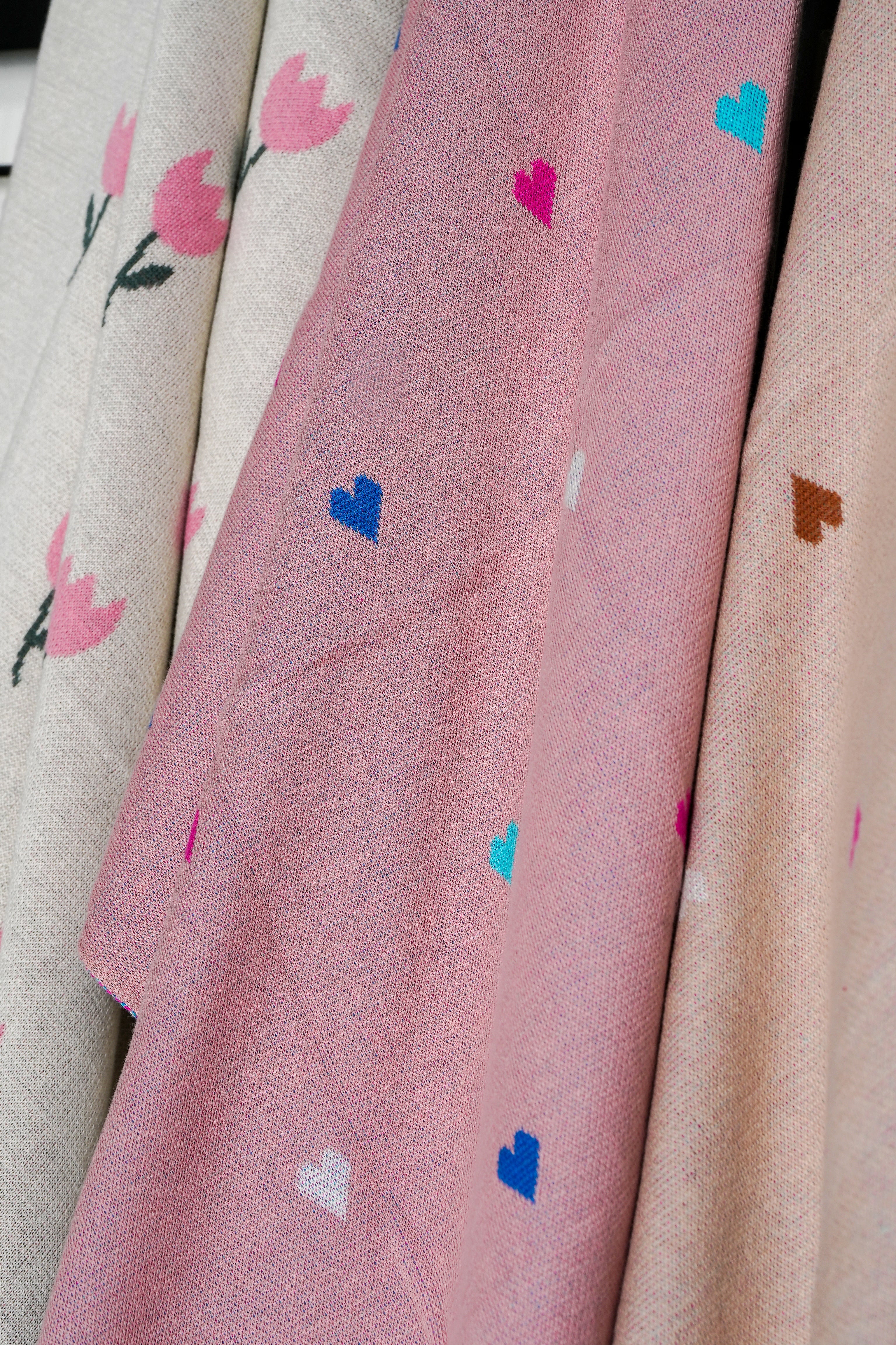 Blanket - Blush Hearts