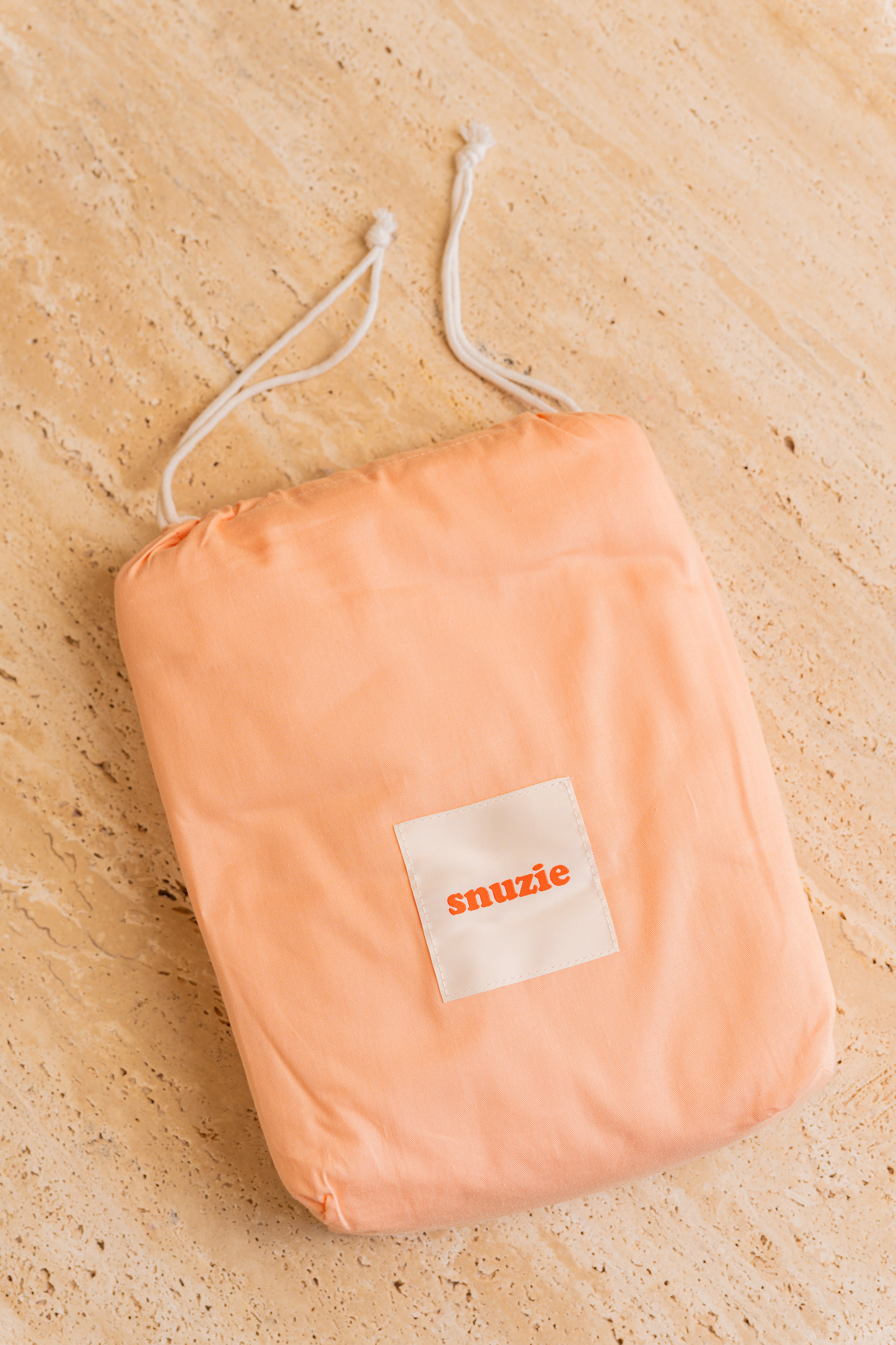 Waterproof Fitted Sheet - Peach